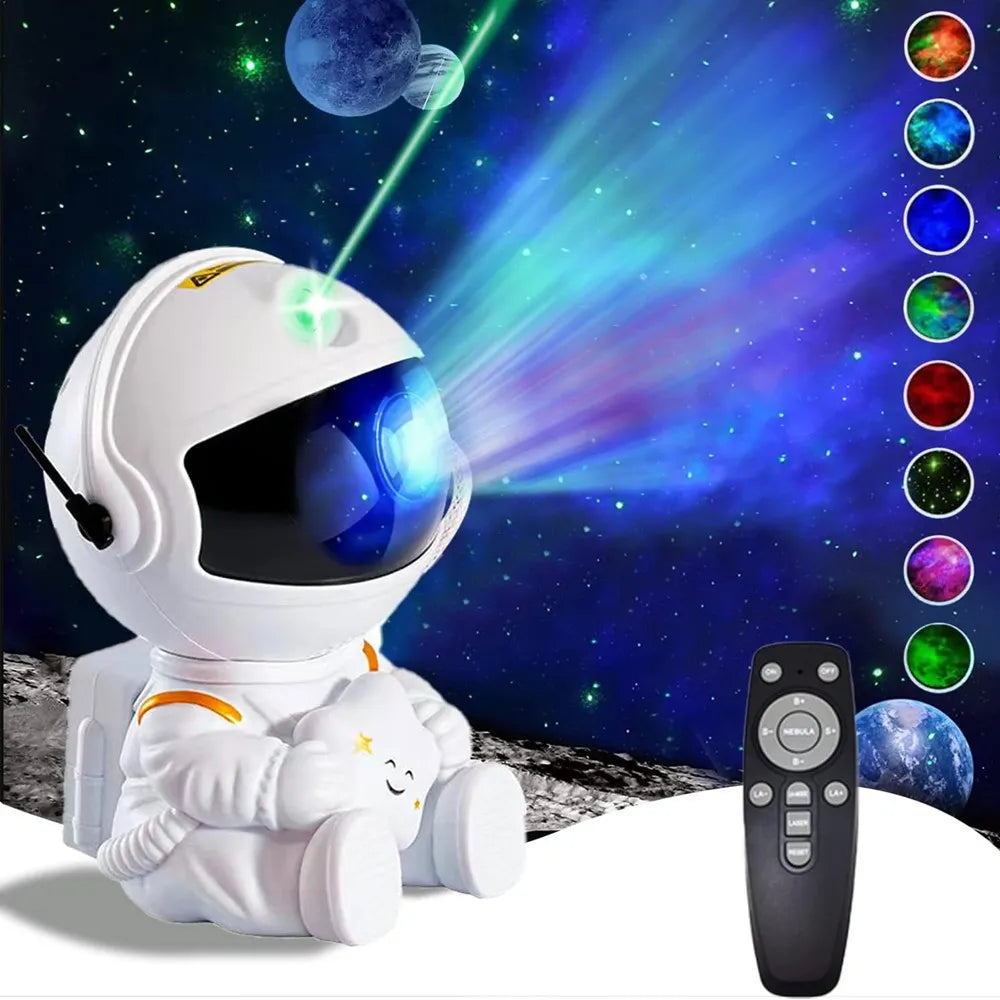 AstroGlow - Interactieve Astronaut Projector Nachtlamp